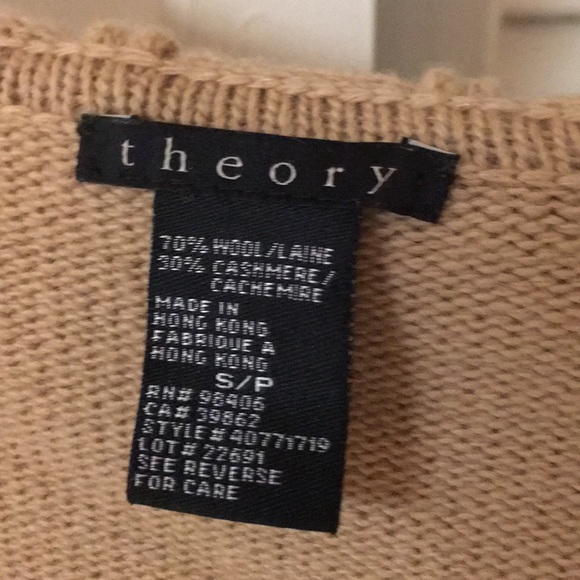 Theory Cardigan hooded sweater - Picture 3 of 4